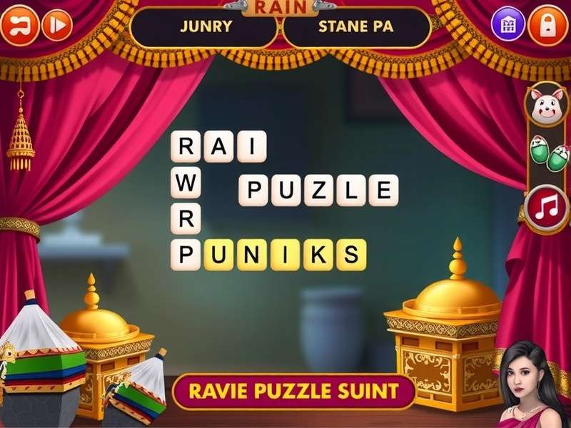 Rani Word Puzzle Game Interface